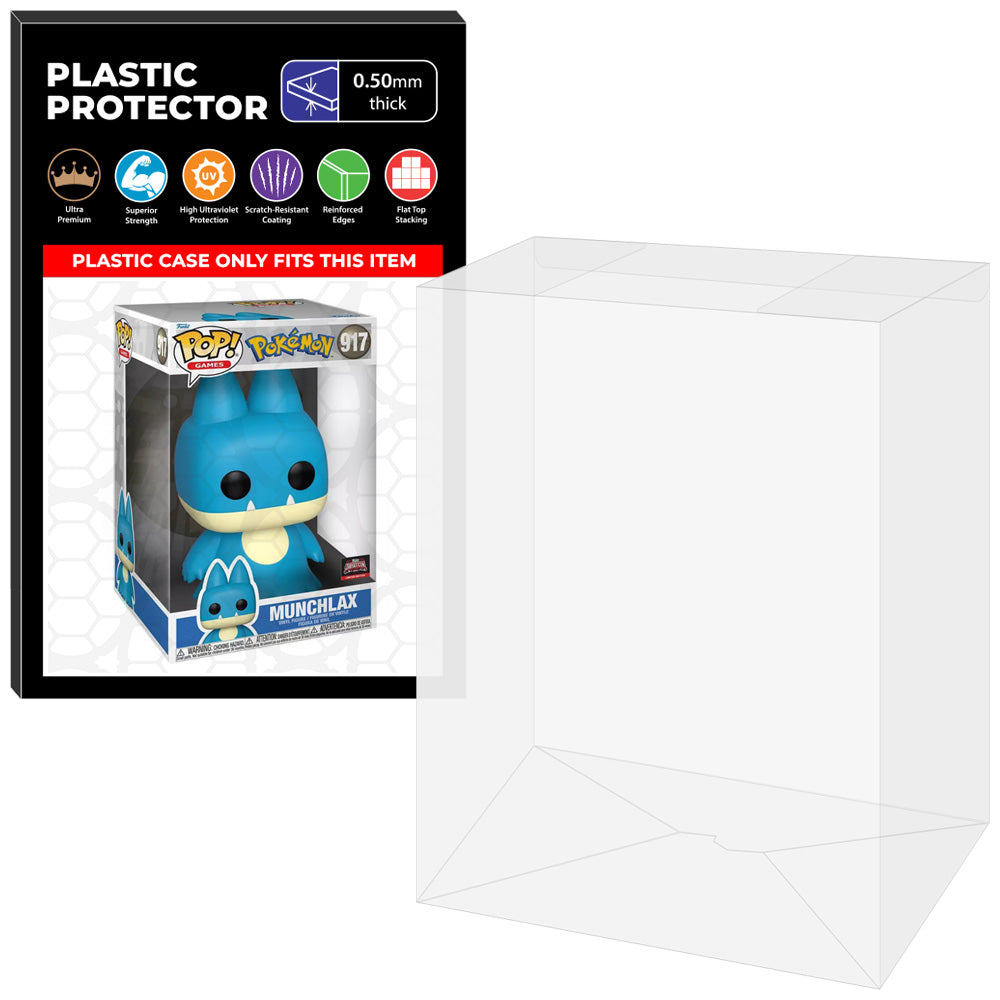 Pop Protector for 10 inch Munchlax #917 Jumbo Funko Pop