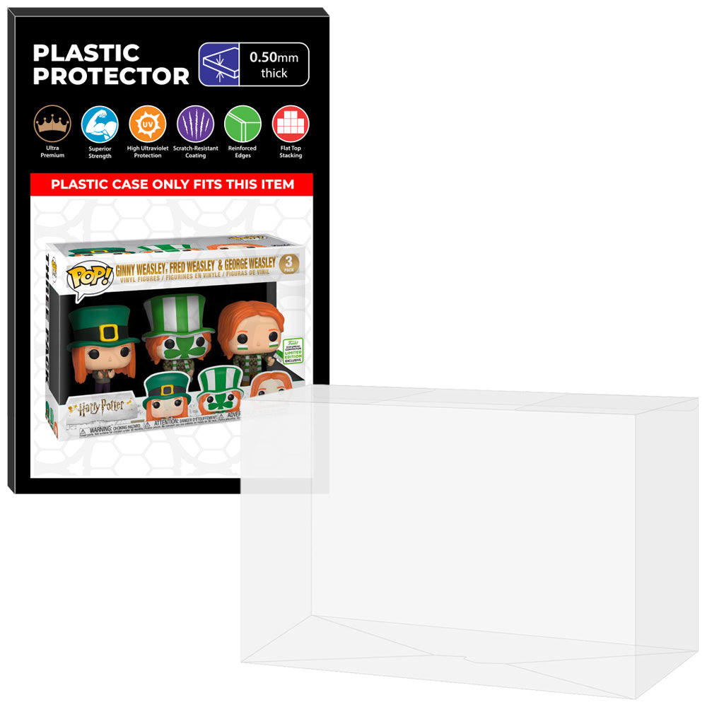 Pop Protector for 3 Pack Weasley Quidditch World Cup ECCC Funko Pop