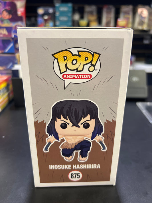 Funko POP! Inosuke Hashibira #875 Flocked Chase - Signed - In Case
