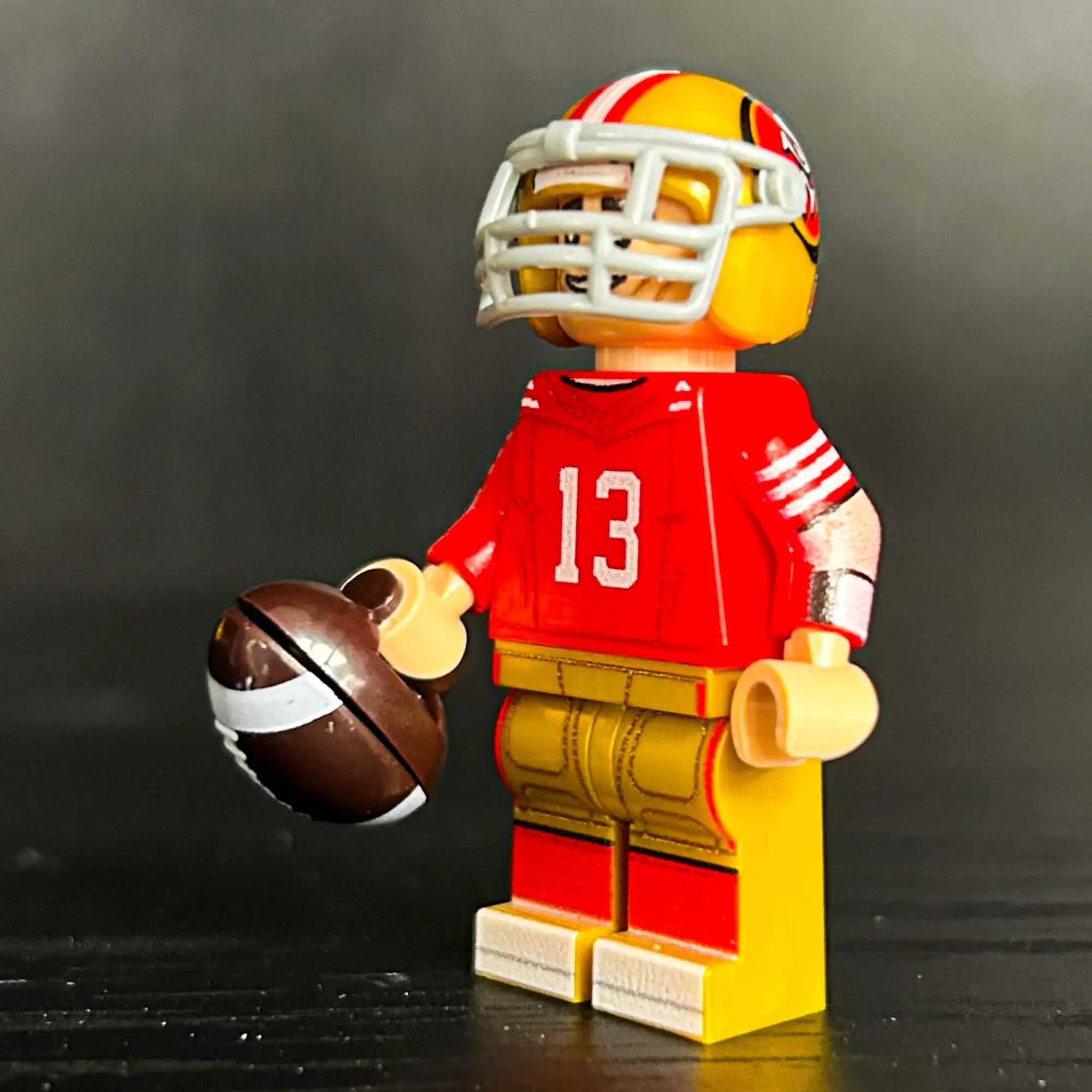 #13 QB San Francisco Football Player Minifig by B3 Customs