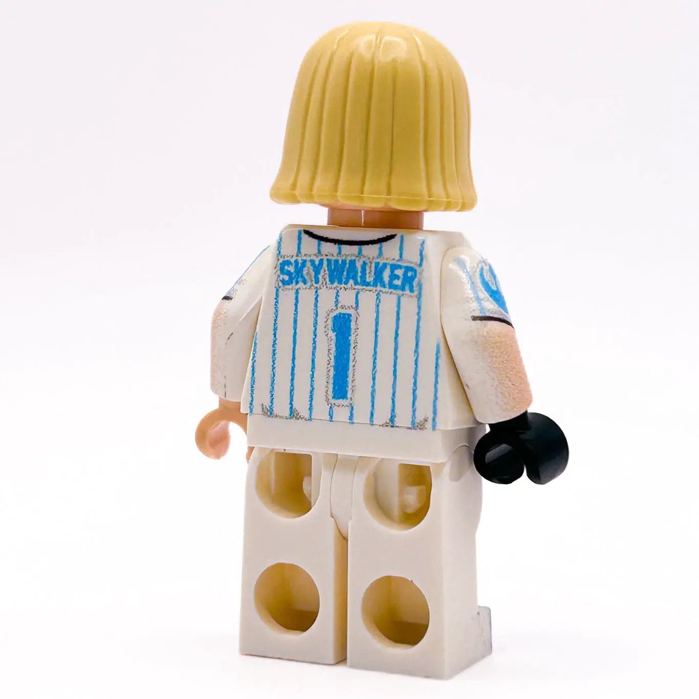 B3 Customs® May 4th Exclusive Baseball Luke Skywalker Minifig made using LEGO parts by B3 Customs
