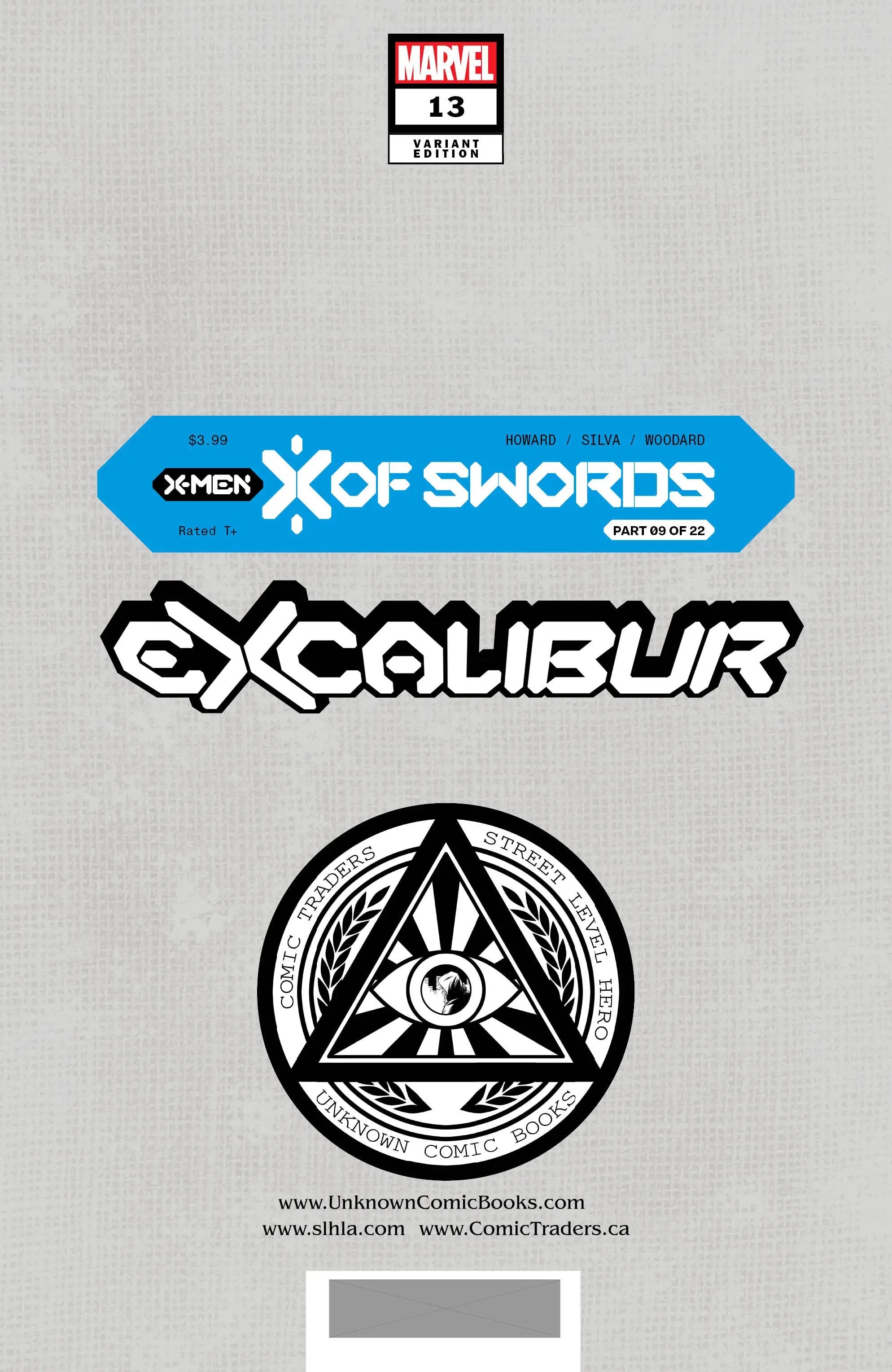 Excalibur #13 Unknown Comics Jay Anacleto Exclusive Virgin Var (10/21/2020) by Unknown Comic Books
