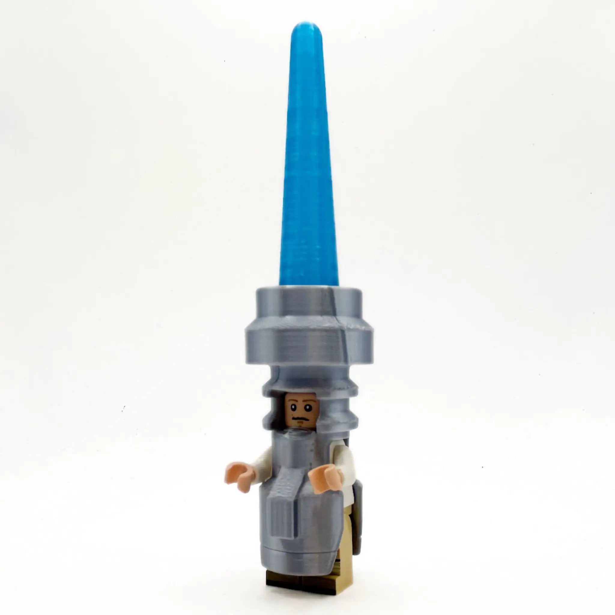 Luke Minifig Wearing Lightsaber Costume by B3 Customs
