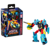 Transformers Legacy United Deluxe Class Cybertron Universe Hot Shot action figure with vibrant colors and detailed robot mode.