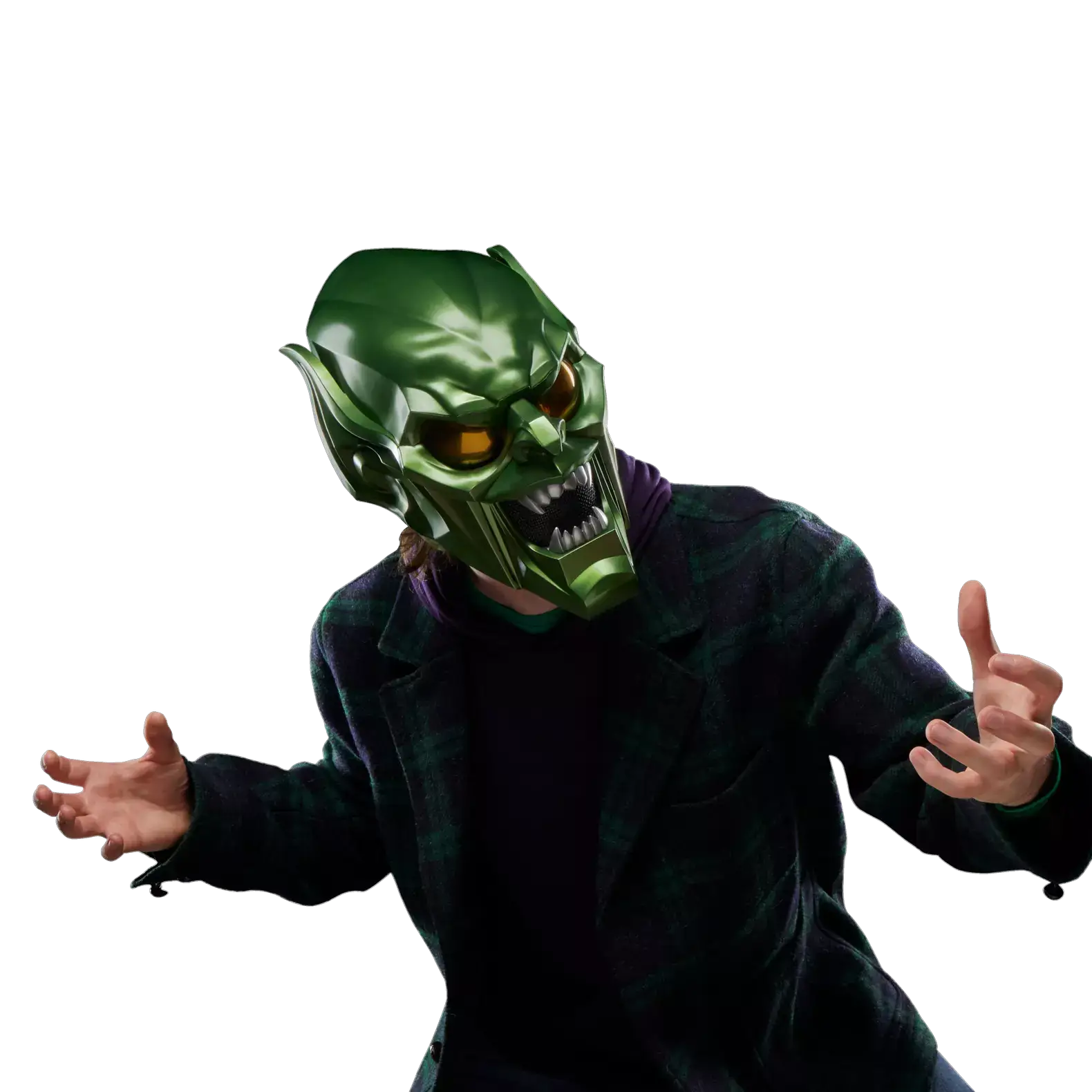 Marvel Legends Series Green Goblin Roleplay Helmet by THE MIGHTY HOBBY SHOP