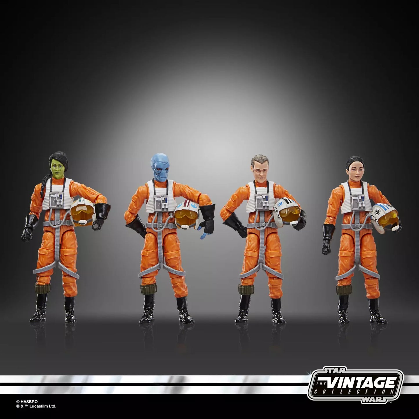 Star Wars The Vintage Collection X-Wing Pilot 4-Pack