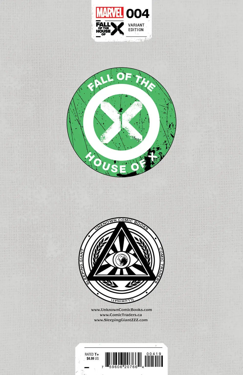 Fall Of The House Of X #4 Unknown Comics Kaare Andrews Exclusive Virgin Var [Fhx] (04/17/2024) by Unknown Comic Books