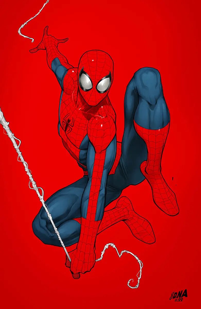 [Foil] Amazing Spider-Man #51 Unknown Comics David Nakayama Exclusive Virgin Color Bleed Var (06/05/2024) by Unknown Comic Books