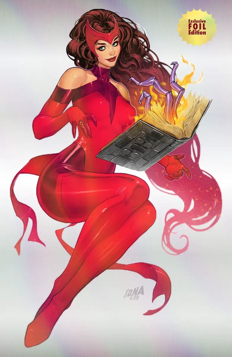 [Foil] Scarlet Witch #1 Unknown Comics David Nakayama Exclusive Virgin Var (06/12/2024) by Unknown Comic Books