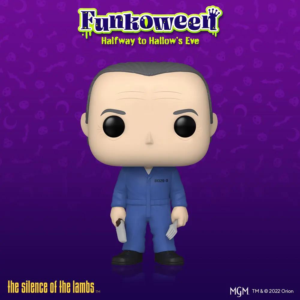Funko POP! Movies Hannibal Lecter figure from Silence of the Lambs, featuring detailed design and iconic character pose.