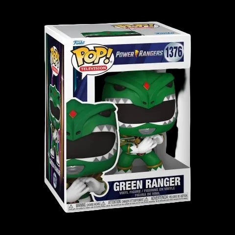 Funko Pop! Green Ranger figure packaging on a white background