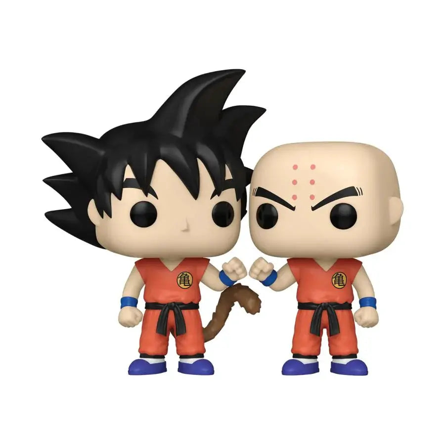 Dragon Ball Z Goku and Krillin Pop! Vinyl 2-Pack featuring detailed figures from THE MIGHTY HOBBY SHOP.