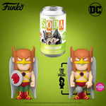 Vinyl SODA DC Hawkman collectible figure by THE MIGHTY HOBBY SHOP, featuring Hawkman in detailed costume with wings and helmet.
