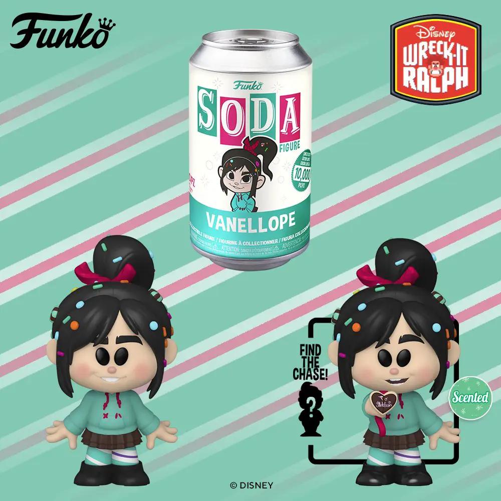 Vinyl SODA Disney Vanellope toy figure from THE MIGHTY HOBBY SHOP, featuring detailed design and vibrant colors.
