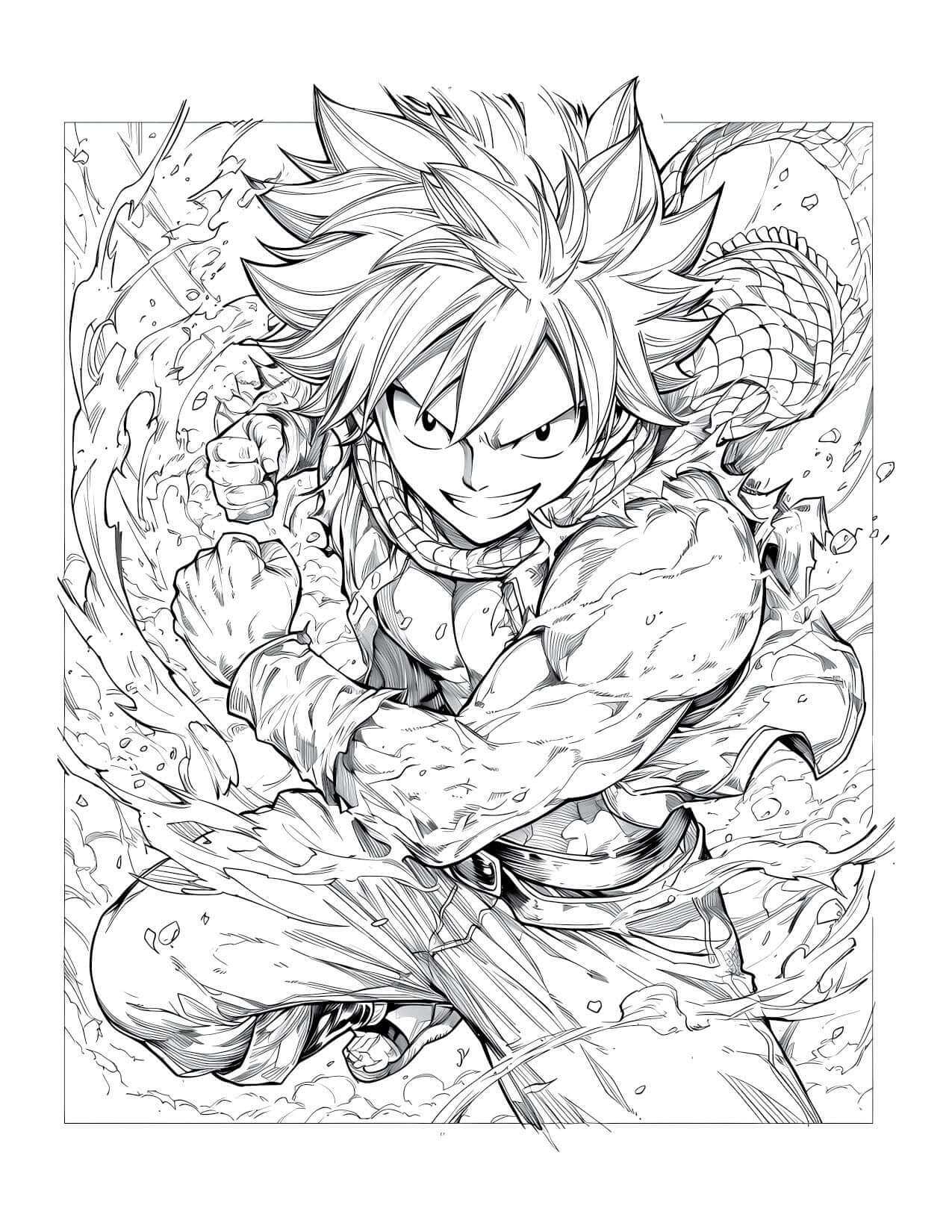 Fairy Tail Coloring Book Digital Download PDF Vol. 17