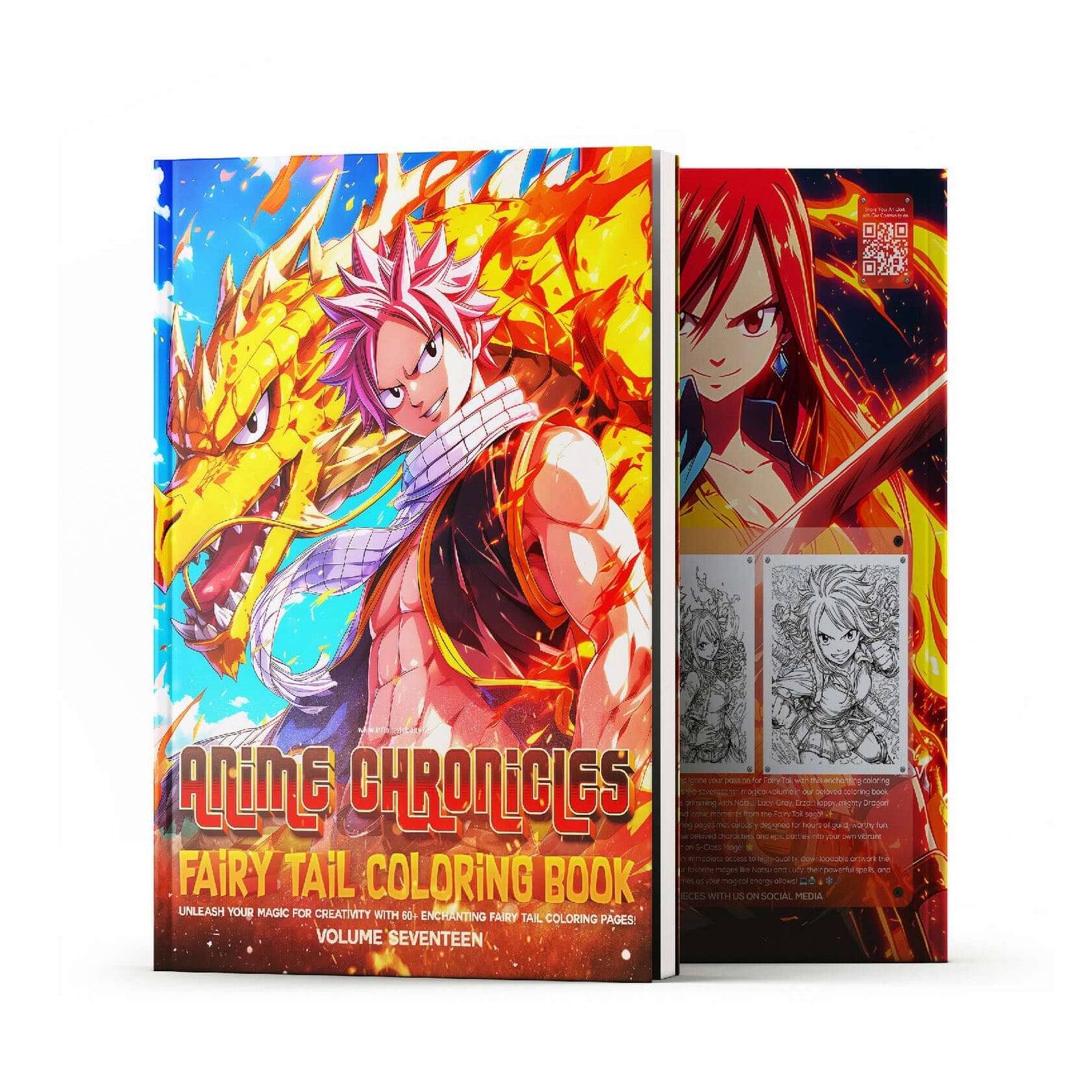 Fairy Tail Coloring Book Digital Download PDF Vol. 17