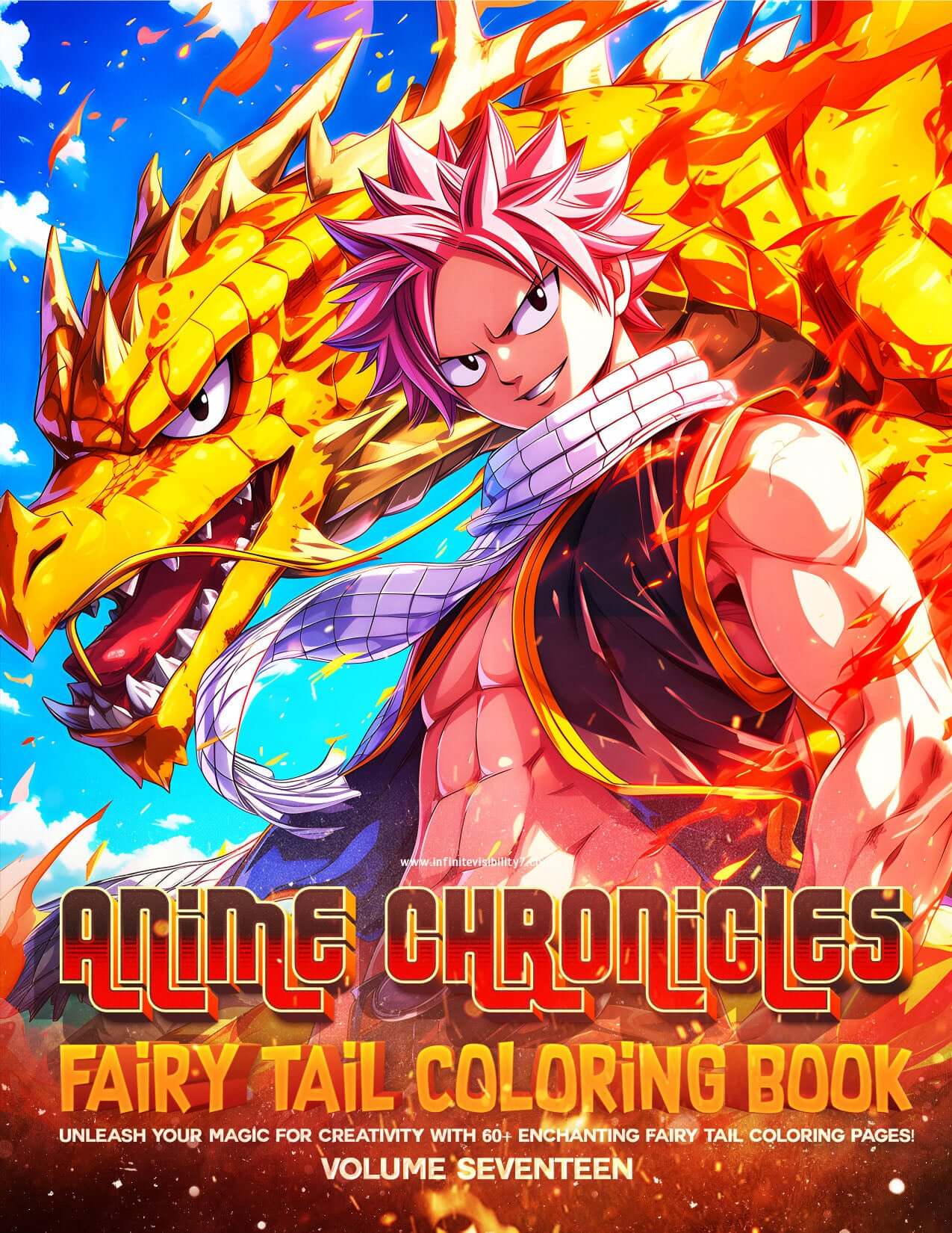 Fairy Tail Coloring Book Digital Download PDF Vol. 17
