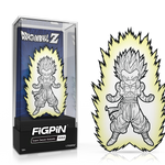 FiGPiN enamel pin of Super Saiyan Gotenks from Dragon Ball Z, featuring glitter and glow-in-the-dark details, limited edition.