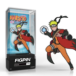 FiGPiN Classic Naruto Shippuden enamel pin featuring Naruto in Hidden Leaf Village attire, detailed collectible design.