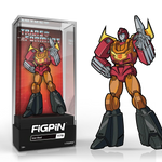 FiGPiN Classic Hotrod enamel pin from Transformers, featuring detailed design and vibrant colors on a collectible pin.