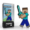 FiGPiN Minecraft Steve enamel pin from THE MIGHTY HOBBY SHOP, featuring a detailed cartoon-style Minecraft character design.