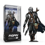 FiGPiN Classic Mandalorian with The Child collectible figure featuring detailed design and vibrant colors from The Mandalorian series.