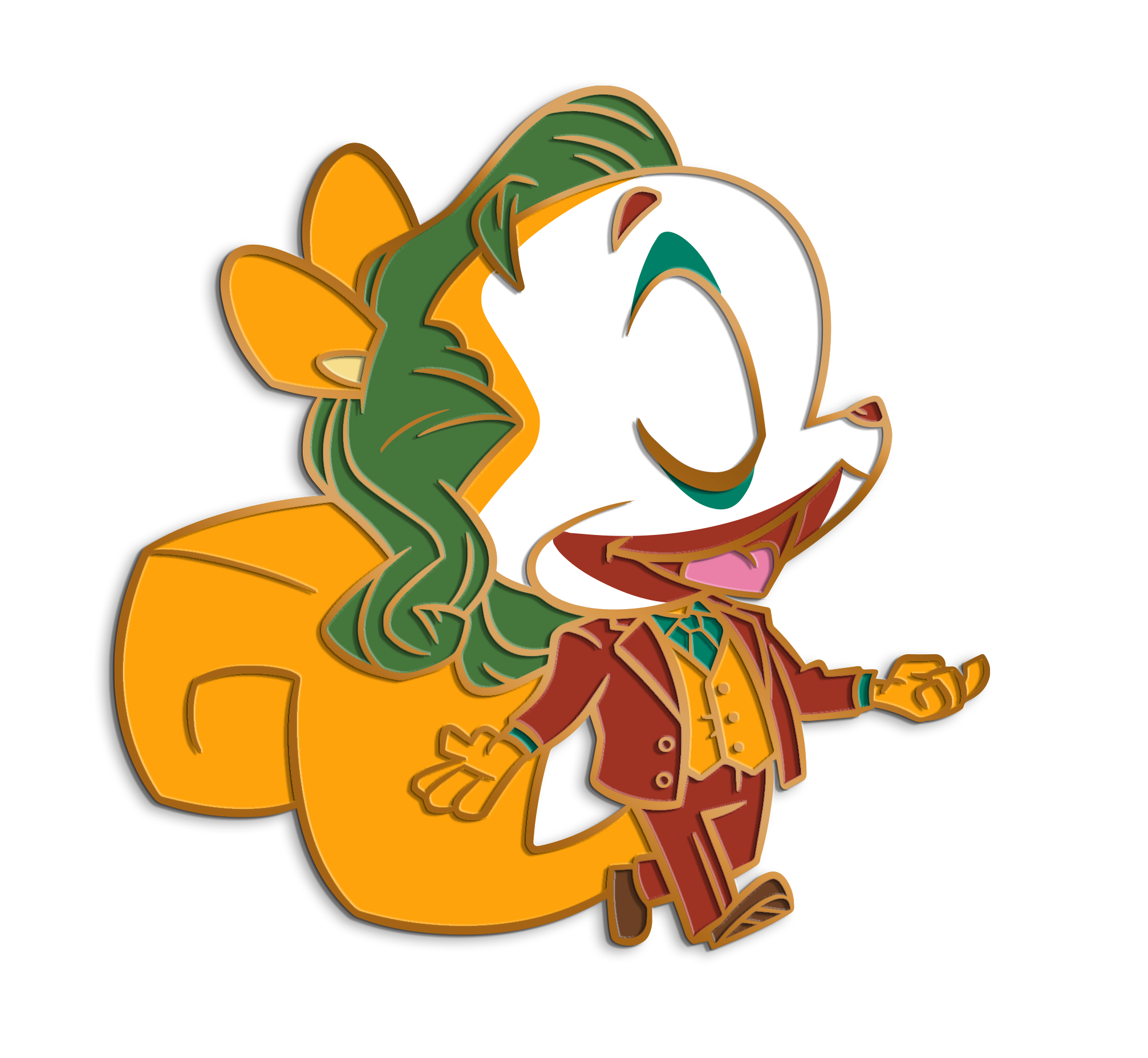 Frombies - Joker SB Pin by THE MIGHTY HOBBY SHOP