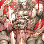 Comic book cover featuring Rachta Lin Virgin from Invincible Universe Battle Beast #2 by Jams Fortress Comics.
