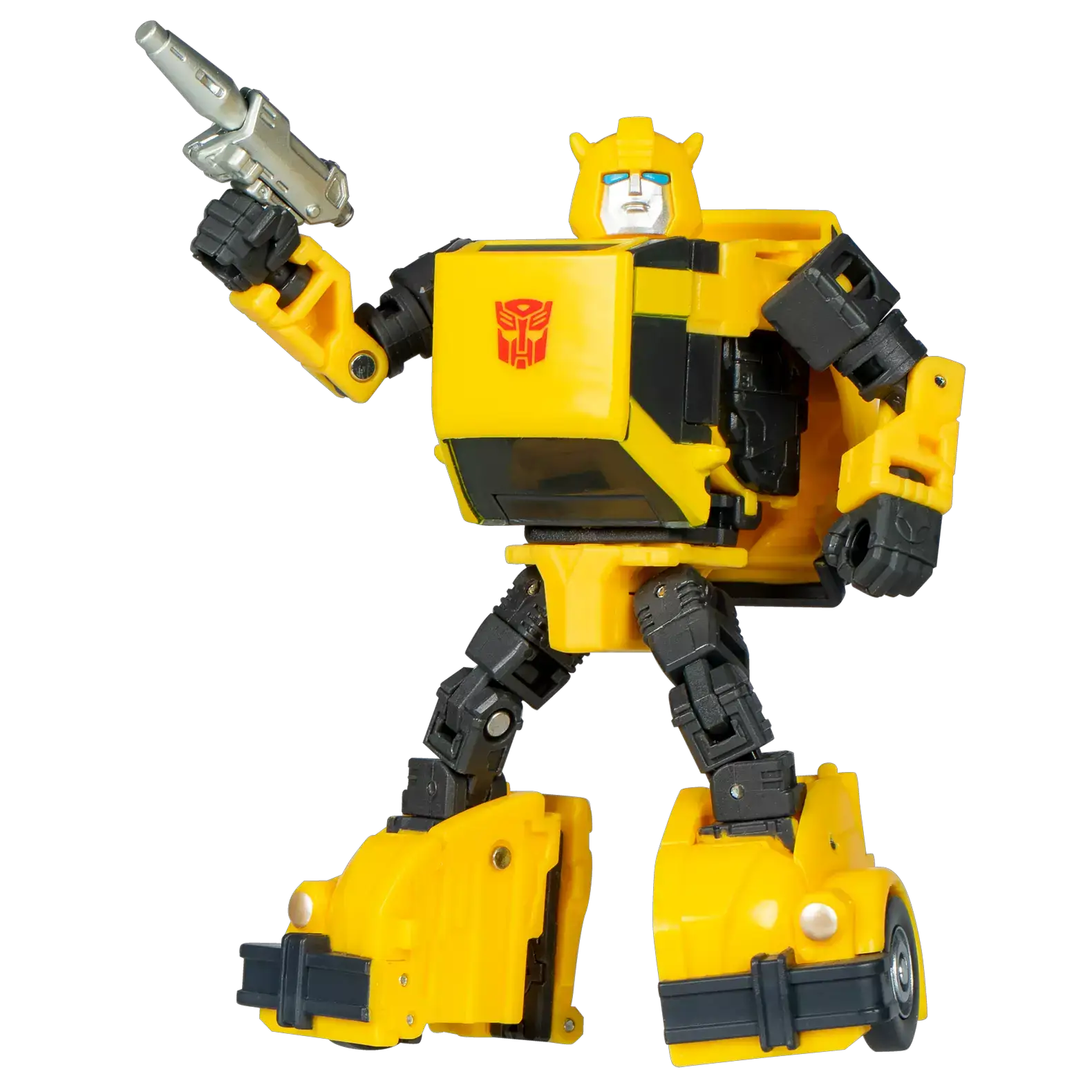 Transformers Studio Series Deluxe Bumblebee action figure from The Movie 86-29, detailed robot toy with vibrant yellow and black colors.