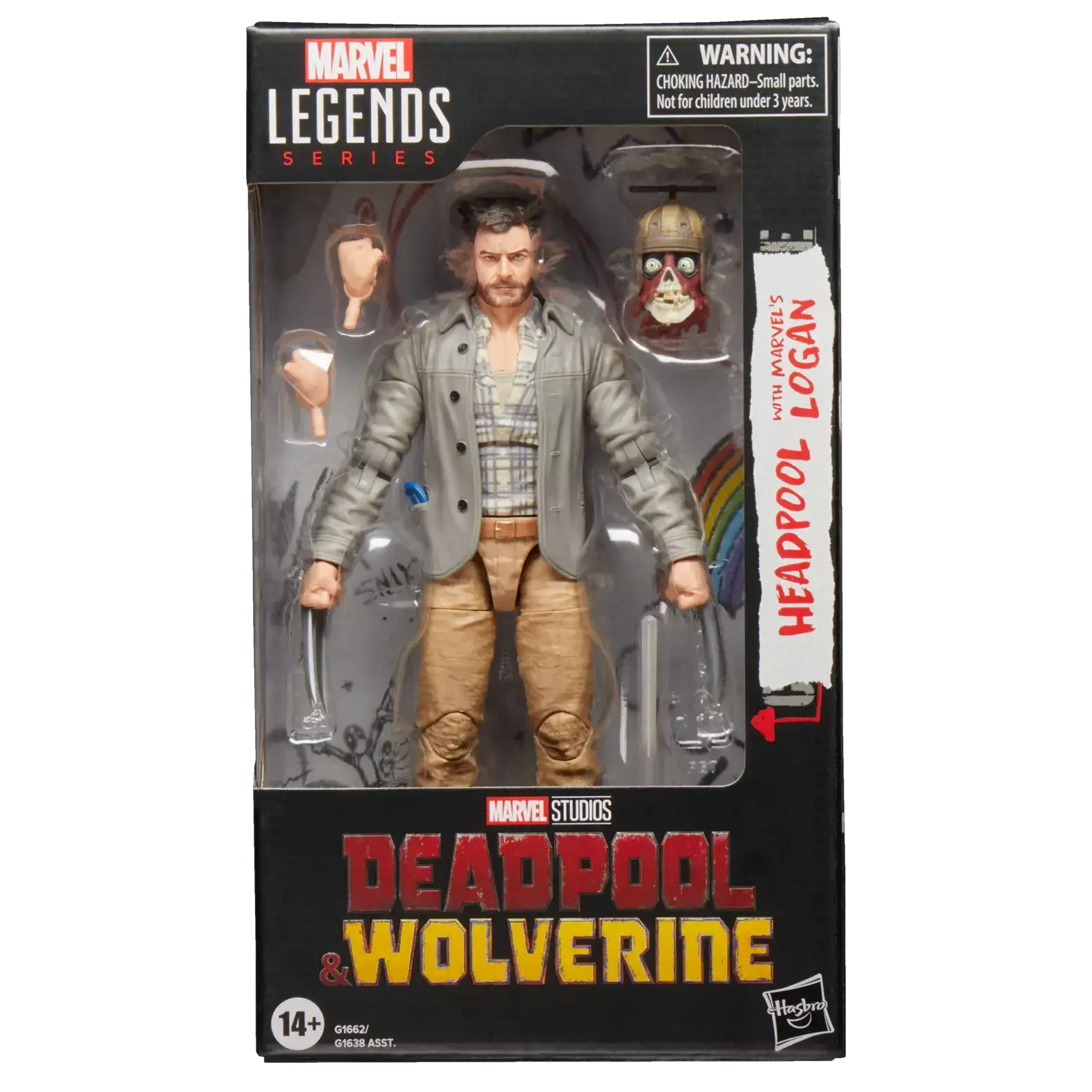 Marvel Legends Series Headpool with Marvel’s Logan Action Figure by THE MIGHTY HOBBY SHOP