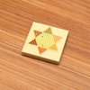 Chinese Checkers Printed 2x2 Tile made using LEGO parts - B3 Customs by B3 Customs