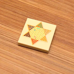 Chinese Checkers Printed 2x2 Tile made using LEGO parts - B3 Customs by B3 Customs