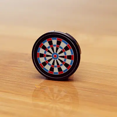 Dartboard - Custom Printed 2x2 Round Tile by B3 Customs