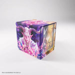 Magic: The Gathering Sidekick Pro 100+ XL card storage box by THE MIGHTY HOBBY SHOP, front view showing compartments and design.