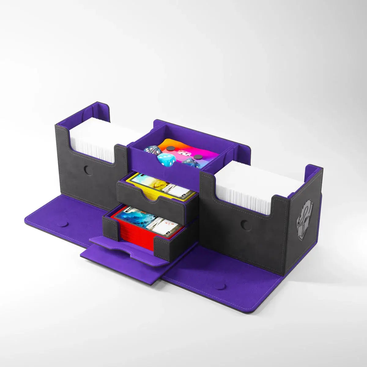 Gamegenic THE ACADEMIC 266+ XL storage box for tabletop games, featuring sturdy construction and ample space for game components.