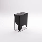 Gamegenic Bastion 50+ black solid and clear protective storage case for gaming accessories or collectibles.