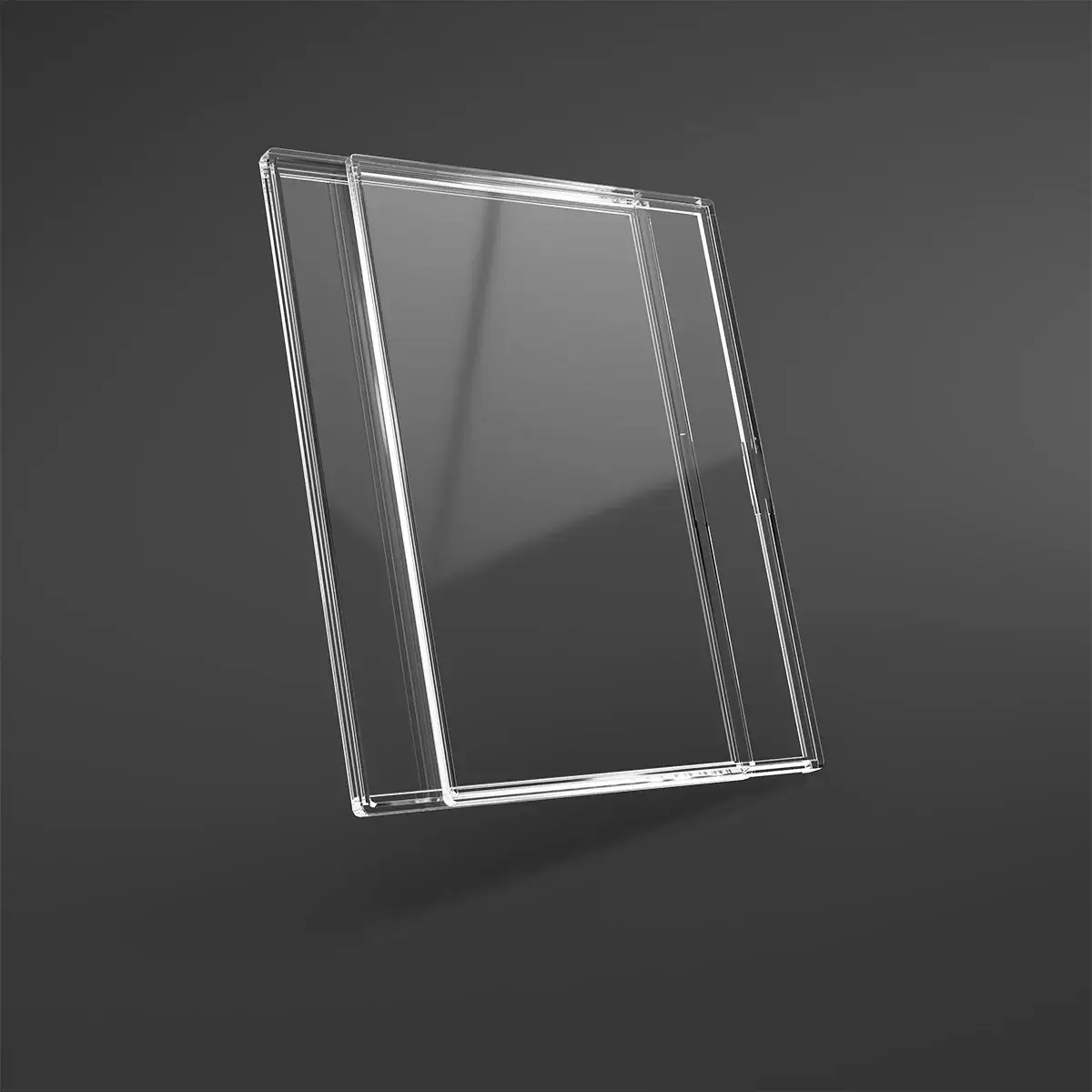 Gamegenic Slide Card Cases by The Mighty Hobby Shop, showing sleek protective storage for trading cards with multiple compartments.