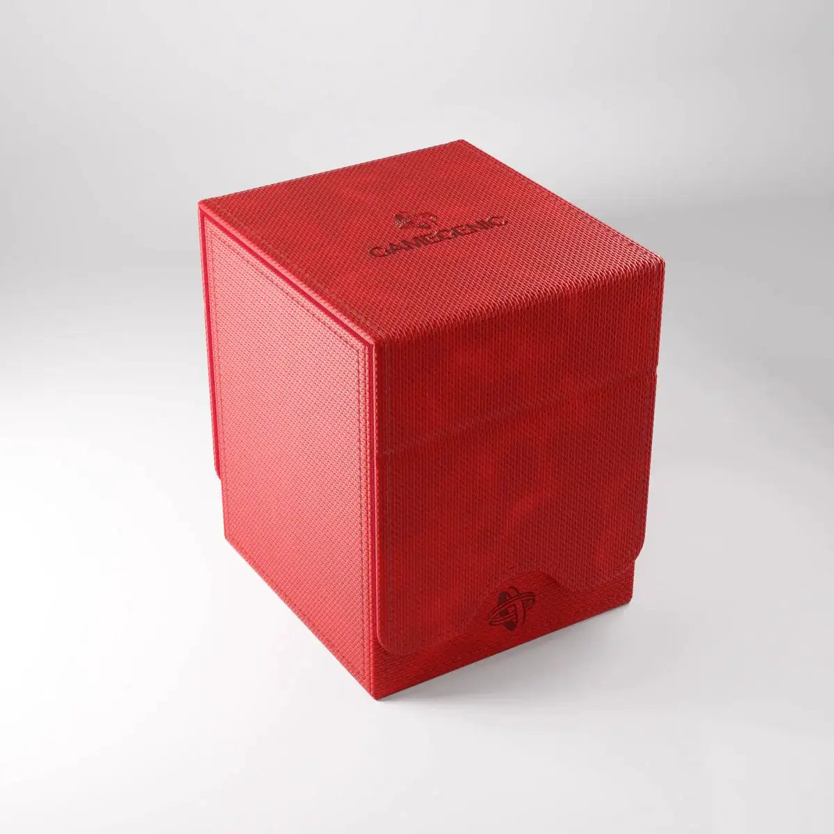 Red Squire Plus 100+ XL convertible radio-controlled car by THE MIGHTY HOBBY SHOP, shown on a flat surface.