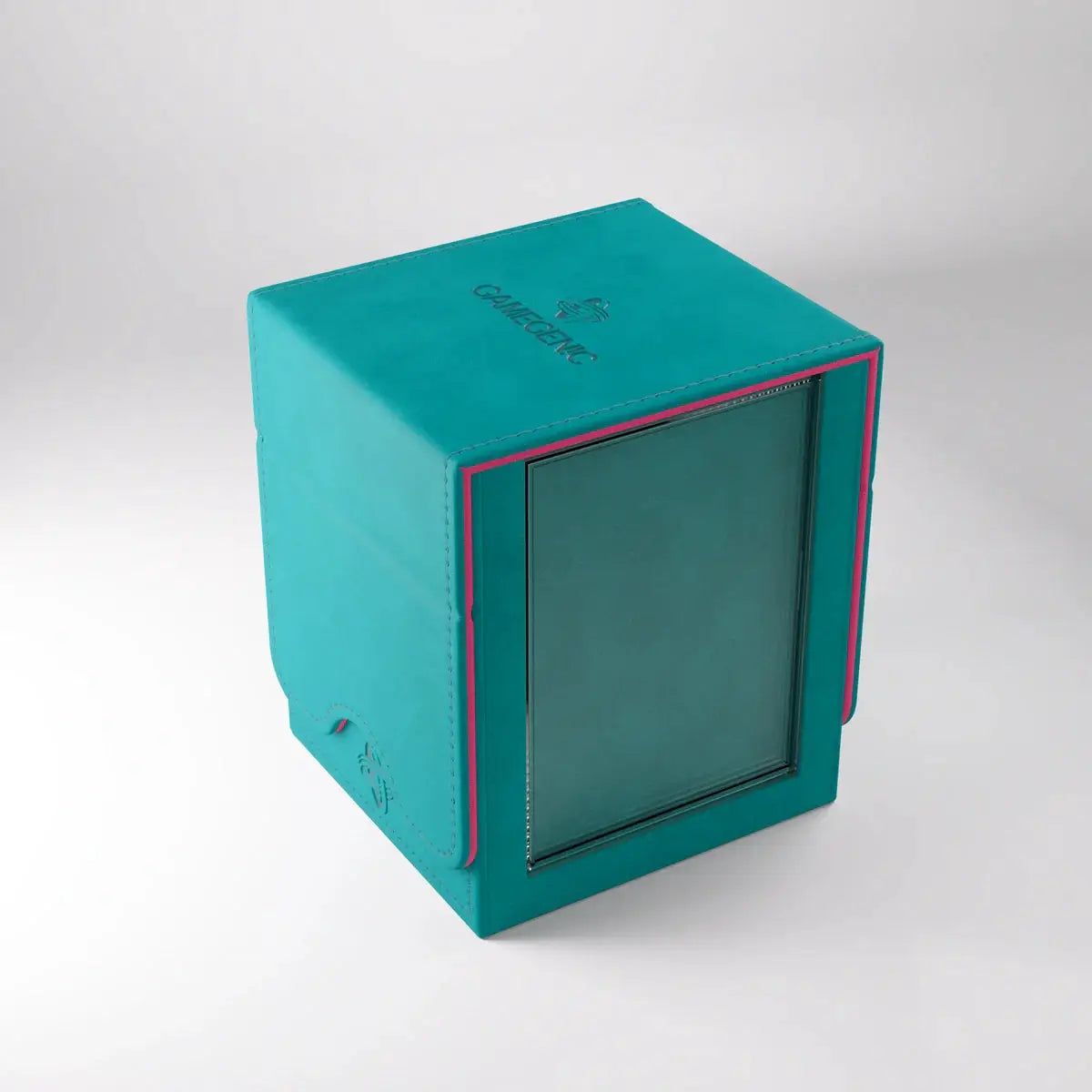 Teal and pink SQUIRE PLUS 100+ XL convertible toy from THE MIGHTY HOBBY SHOP, featuring vibrant colors and a versatile design.
