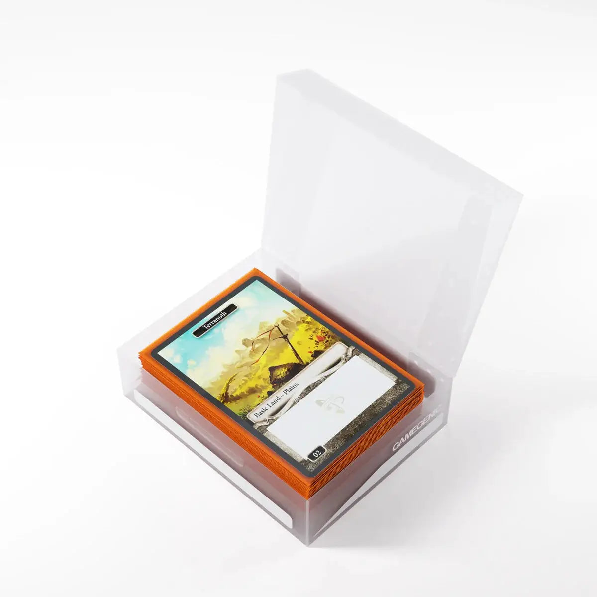 Clear GameGenic token holder from The Mighty Hobby Shop, designed for organizing and storing gaming tokens.