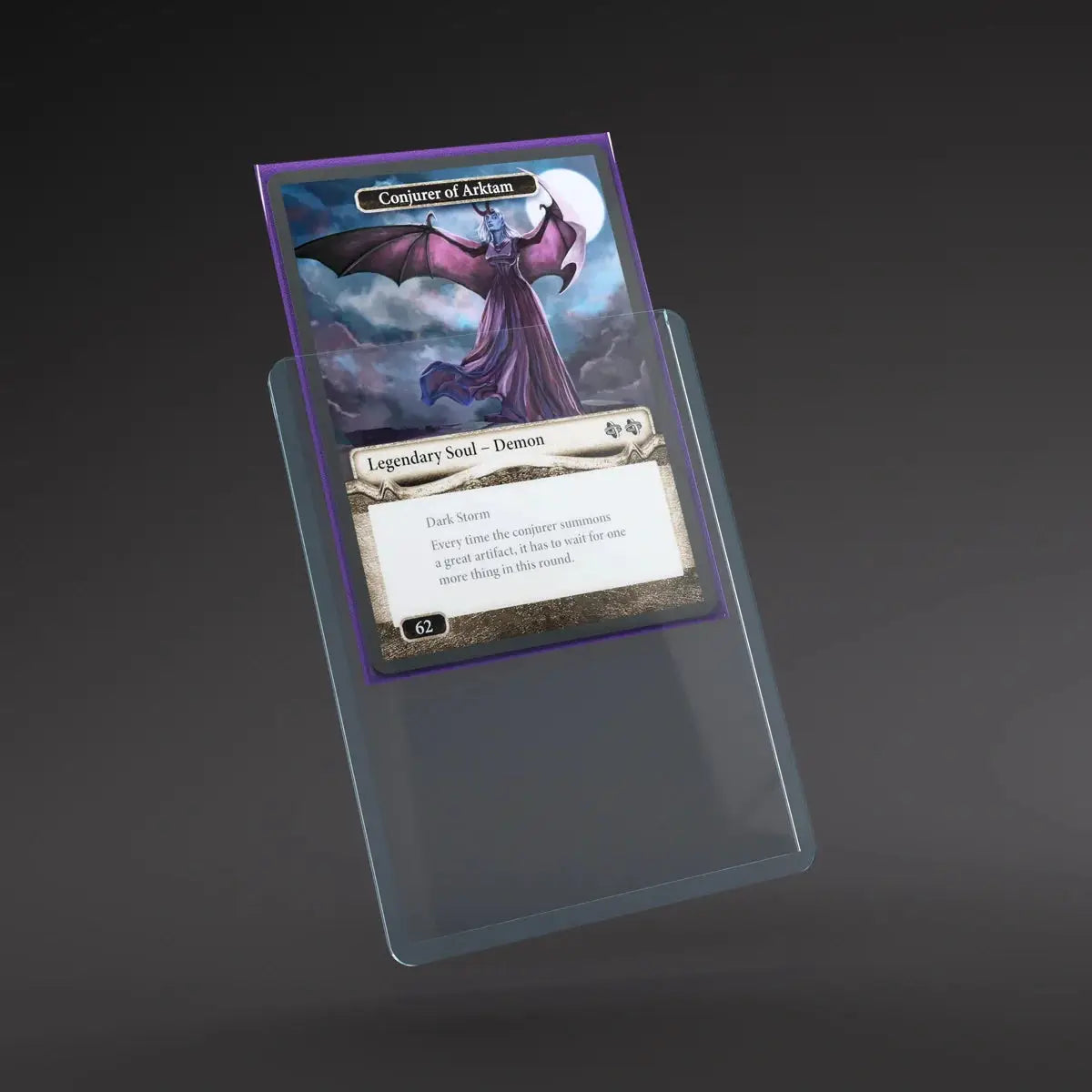 GameGenic premium top-loading Exo-Shields for trading cards, clear plastic protectors with reinforced edges, designed for card safety.