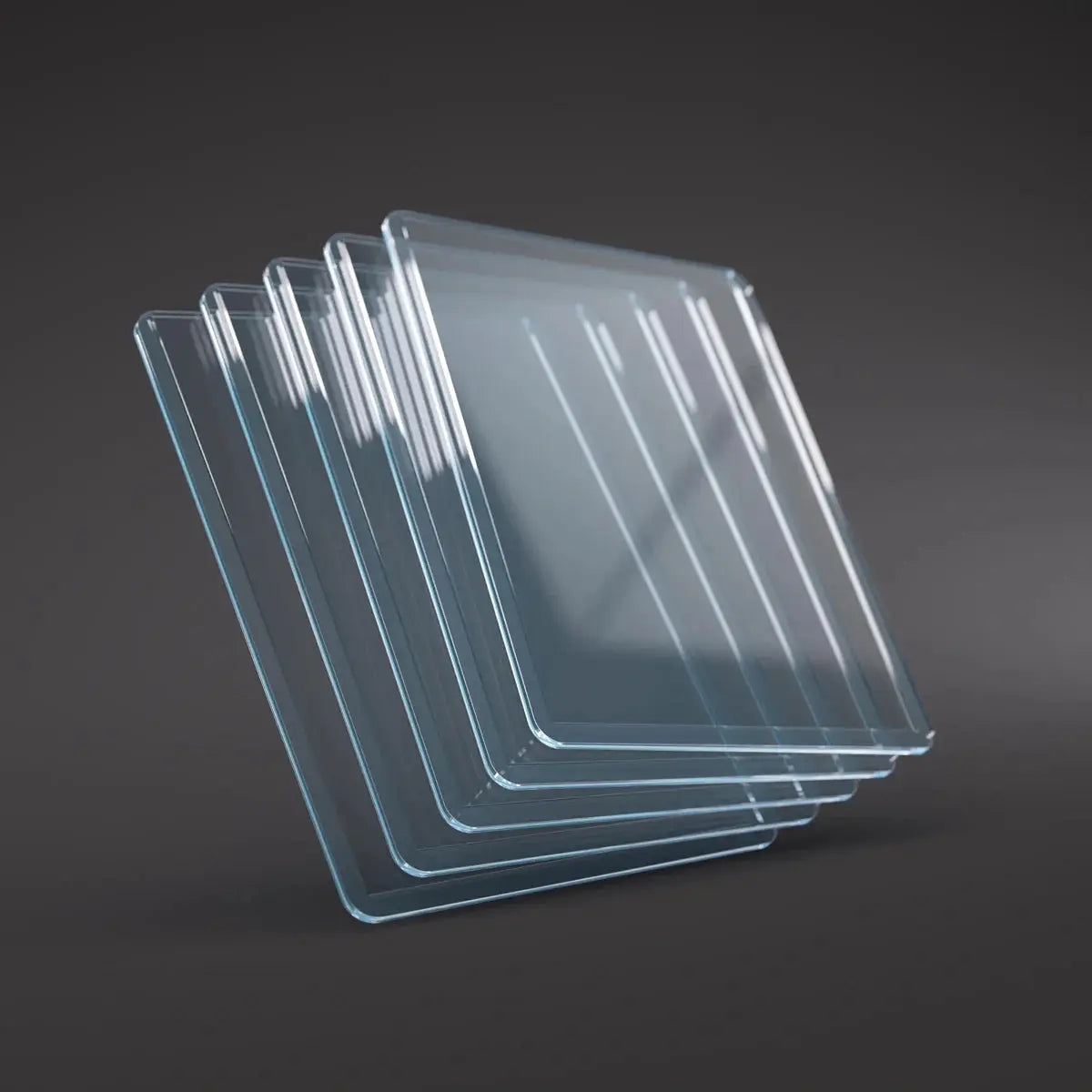 GameGenic Premium Toploading ExoShields for trading cards, clear plastic protective card sleeves