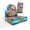 Yu-Gi-Oh! Trading Card Game Crossover Breakers Booster Pack featuring colorful cards and artwork from the popular card game.