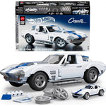 Hot Wheels Corvette Grand Sport building toy kit by THE MIGHTY HOBBY SHOP, featuring 918 pieces for collectors