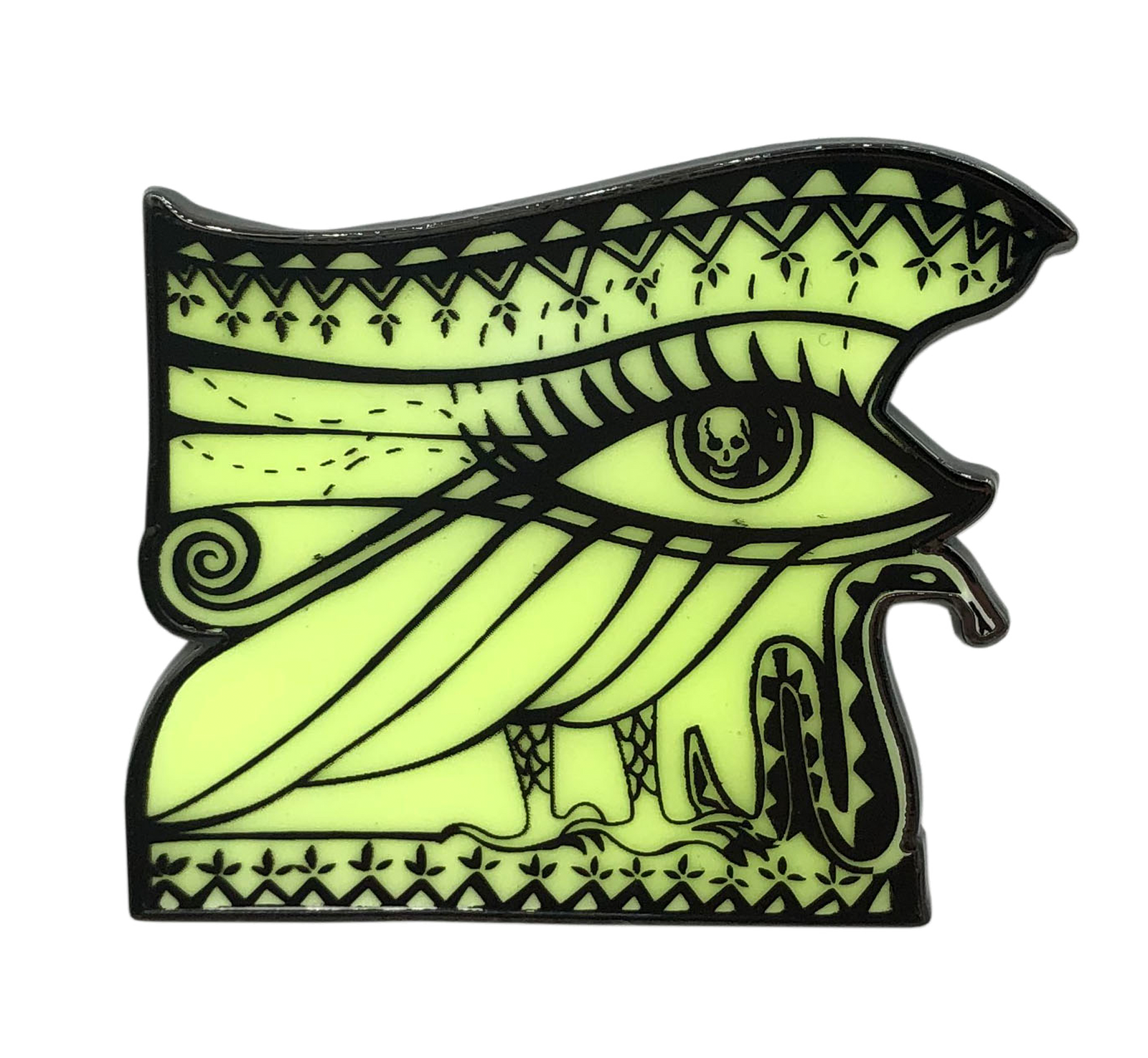 Gothic Queen - Eye Pin (GITD) by THE MIGHTY HOBBY SHOP