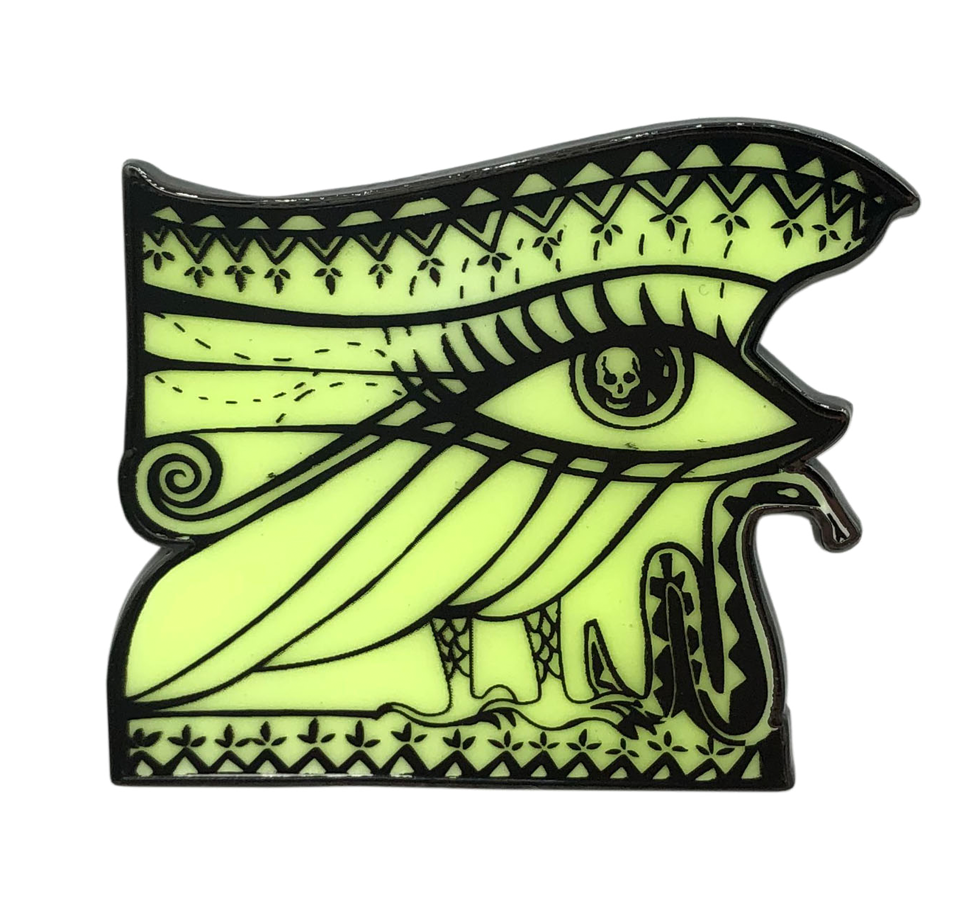 Gothic Queen - Eye Pin (GITD) by THE MIGHTY HOBBY SHOP