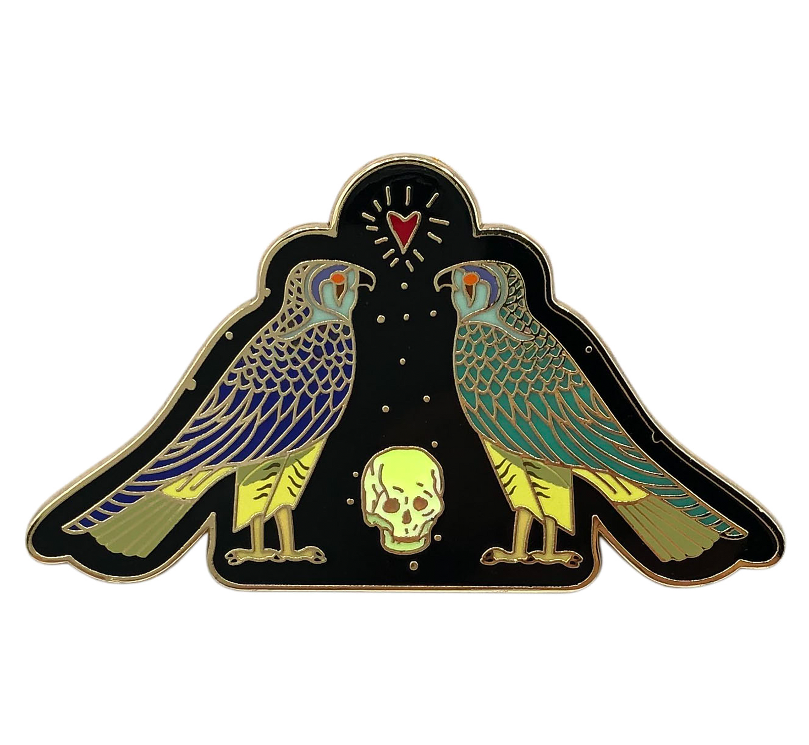Gothic Queen - Falcon (GITD) Pin by THE MIGHTY HOBBY SHOP