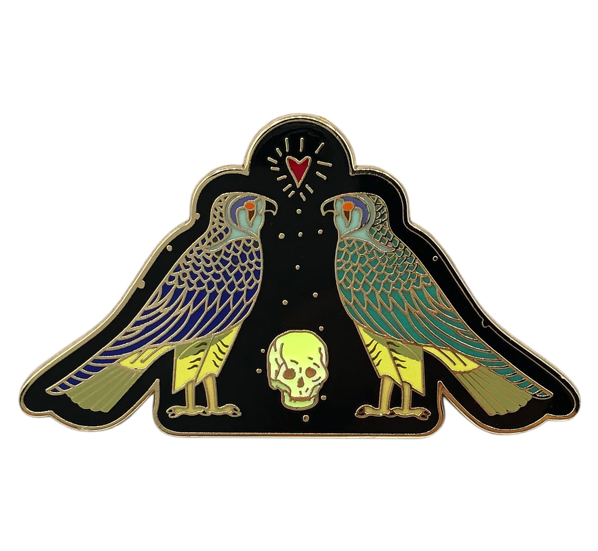 Gothic Queen - Falcon (GITD) Pin by THE MIGHTY HOBBY SHOP