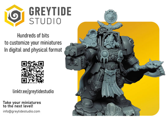 3d Printed Crimson Lords Shoulderpads #2 x10 by Greytide Studio