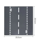 32x32 Straight Road Base Plate - Mil-Blox